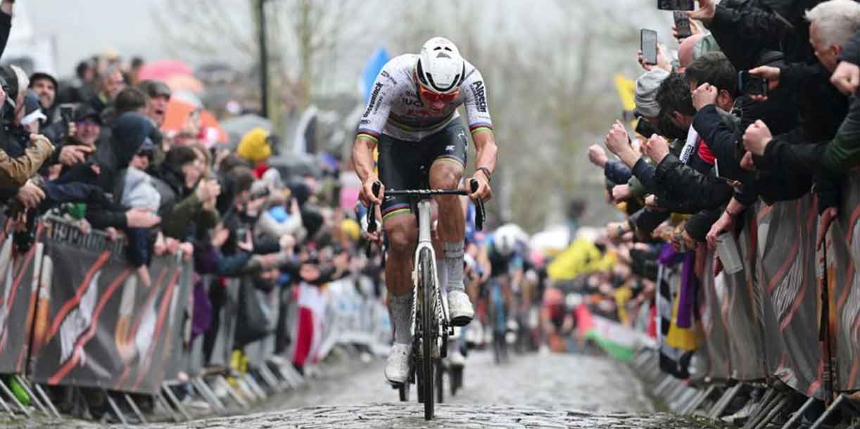Mathieu van der Poel domina il Giro delle Fiandre