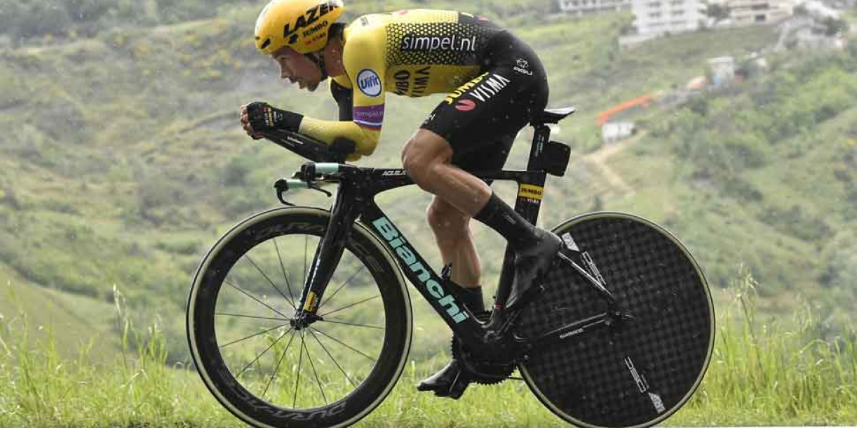 Giro d'Italia, Crono Roglic davanti a Campenaerts e Mollema