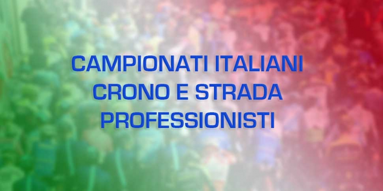 Campionati Italiani, a fine giugno crono e prova in linea