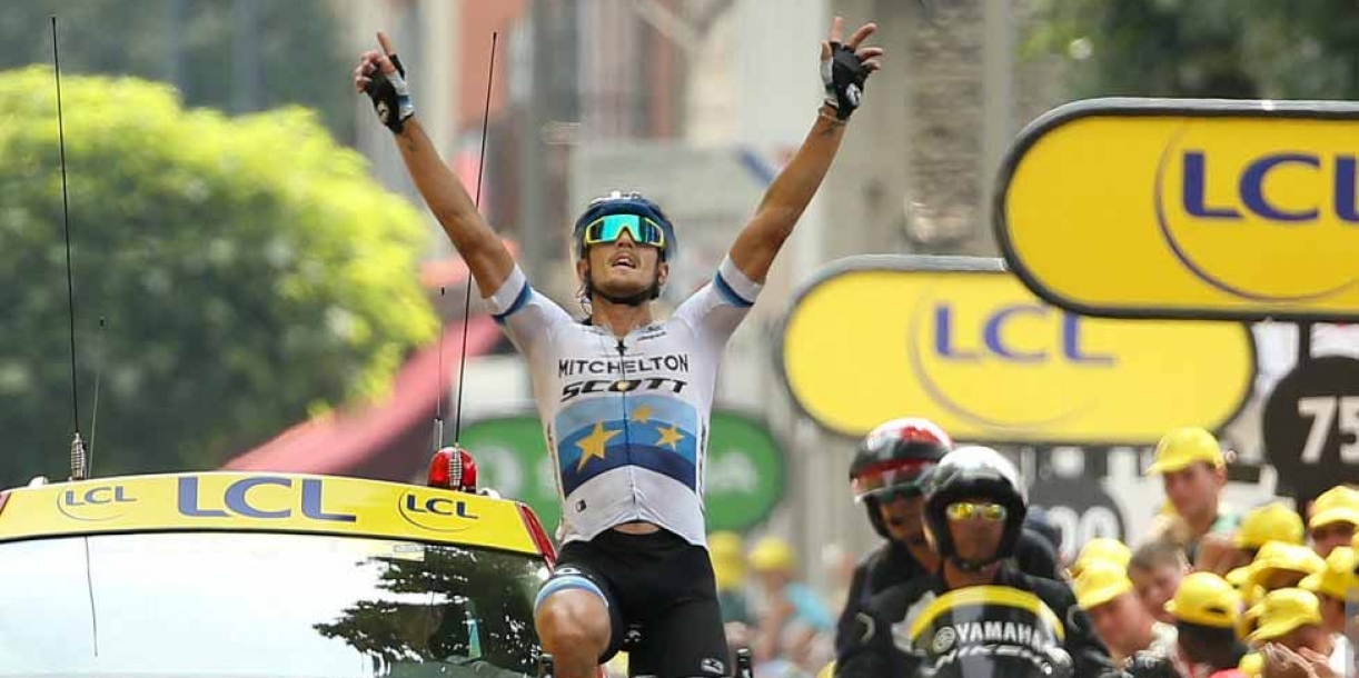Tour de France: Trentin di forza trionfa a Gap