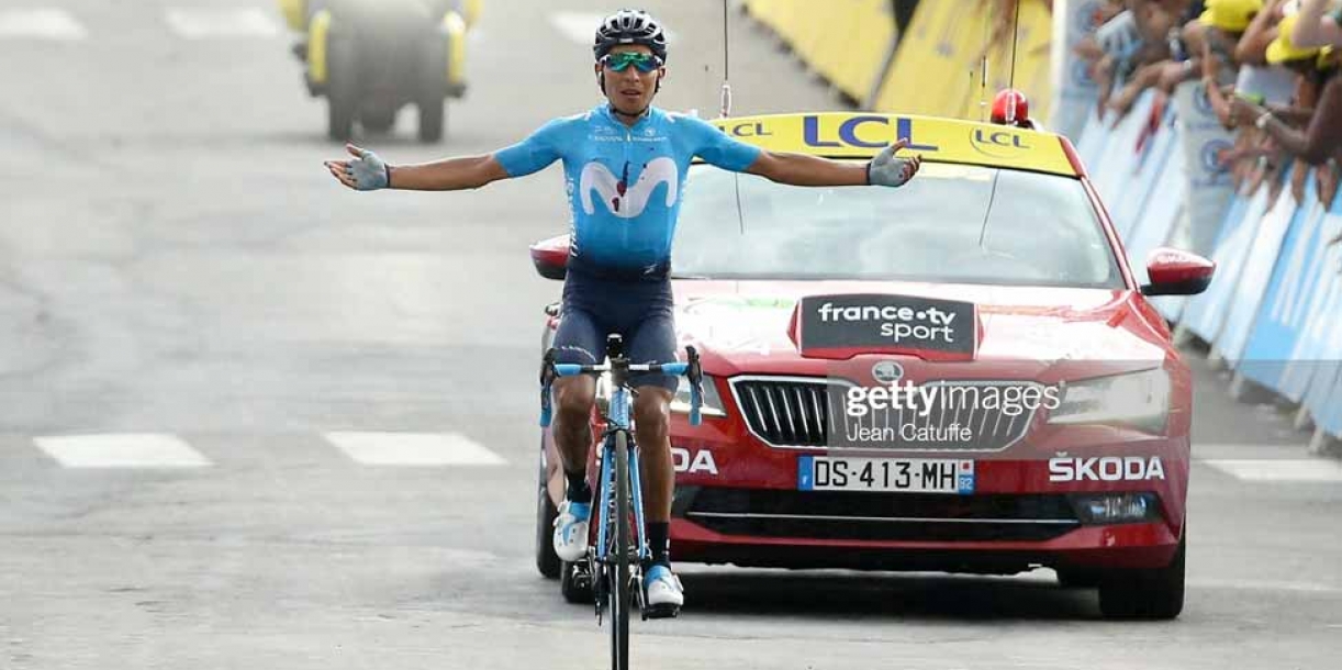 Tour de France: Quintana fa il vuoto e trionfa a Valloire