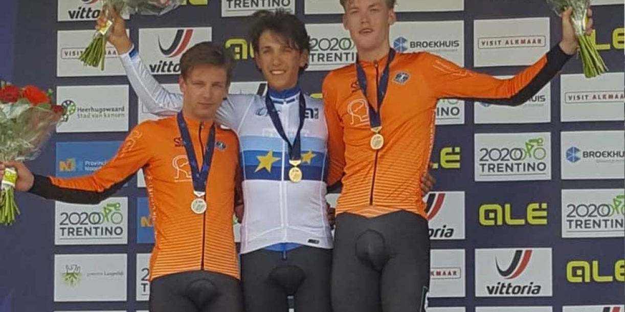 Campionati Europei Alkmaar: Crono Juniores, Andrea Piccolo conquista l'Oro