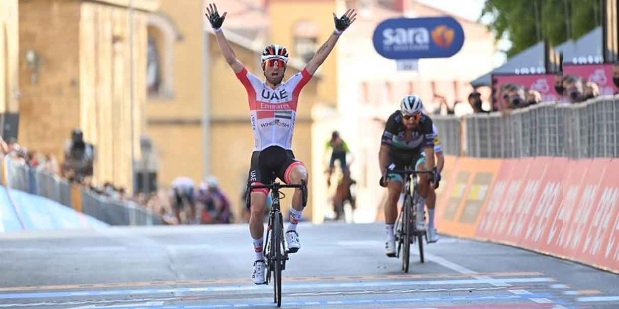 Giro d'Italia: capolavoro di Ulissi ad Agrigento