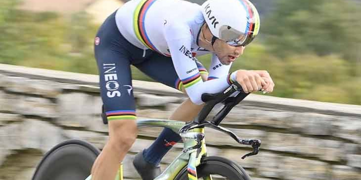 Giro d'Italia: Filippo Ganna trionfa nella crono di Valdobbiadene