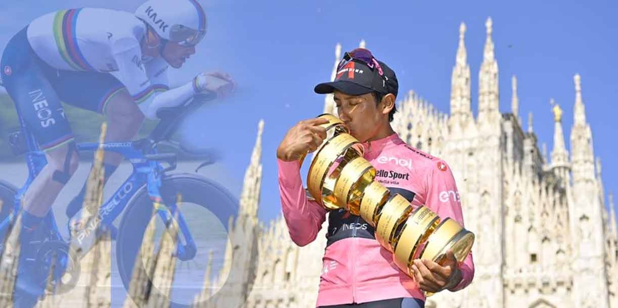 104° Giro d'Italia, Bernal in rosa su Caruso