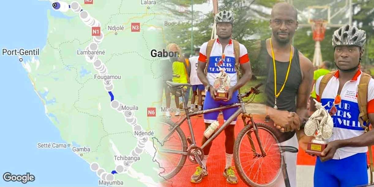 Jesse Mboumba, 1320 km per chiedere una bici da corsa e poter rappresentare il suo Paese