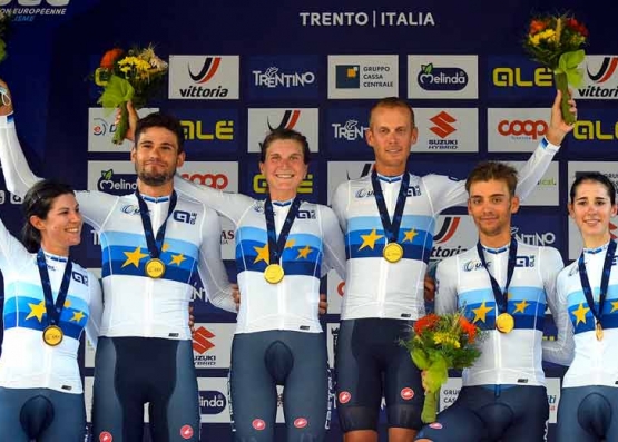 Team Relay misto: Italia Campione d'Europa