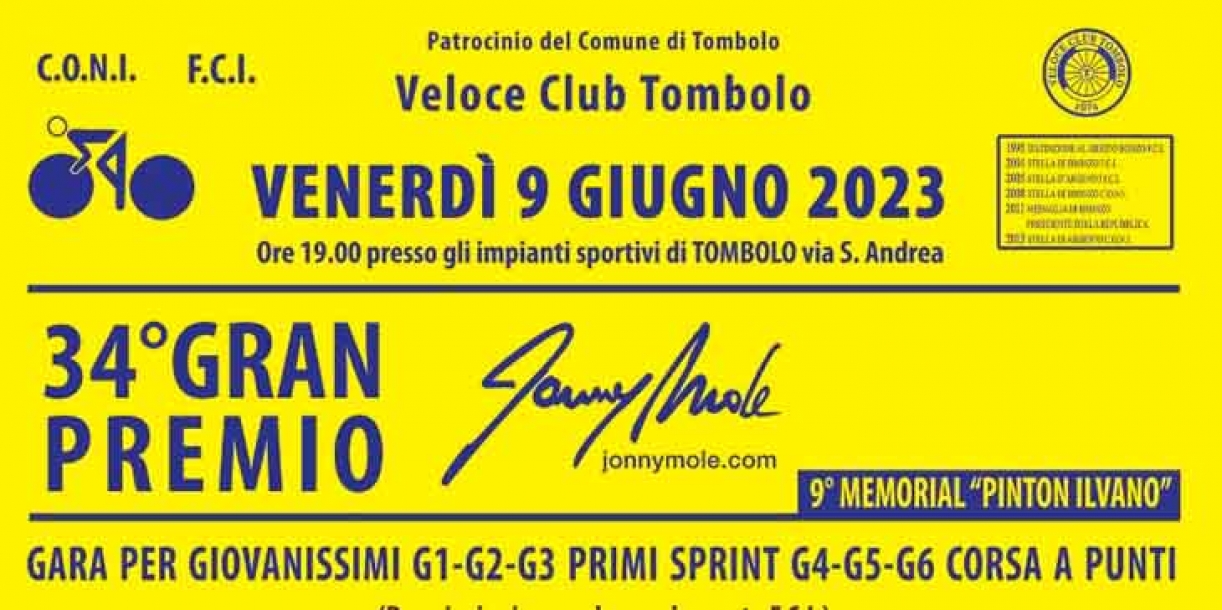 Il Veloce Club Tombolo 1974 presenta il tradizionale appuntamento di ciclismo giovanile